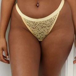 Lounge Underwear Outlet Balcony Thong - Lemon Outlet