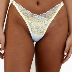Lounge Underwear Sustainable Luxe Balcony Briefs (Set) - Lemon