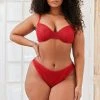 Lounge Underwear Outlet Outlet Icon Balcony Bra (Set) - Maroon