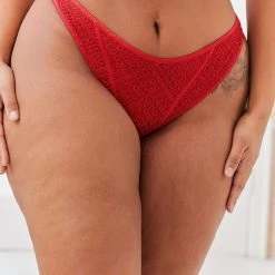 Lounge Underwear Outlet Icon Balcony Thong - Maroon Outlet