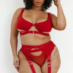 Lounge Underwear Luna Intimates Bra (Set) - Red