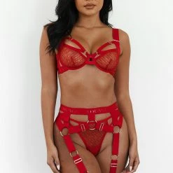 Lounge Underwear Phoenix Intimates Bra (Set) - Red Alle Einkaufen