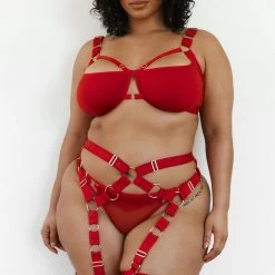 Lounge Underwear Storm Intimates Bra (Set) - Red 18 Lounge Underwear Storm Intimates Bra (Set) - Red