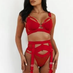 Lounge Underwear Venus Intimates Bra (Set) - Red