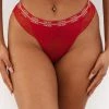 Lounge Underwear Bügel-BH Sets Vogue Balcony Briefs (Set) - Maroon