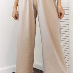 Lounge Underwear Frill Pyjama Trousers - Mink