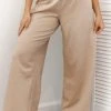 Lounge Underwear Schlaf Ruffle Pyjama Trousers - Mink