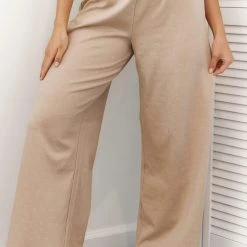 Lounge Underwear Schlaf Ruffle Pyjama Trousers - Mink