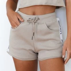 Lounge Underwear High Waisted Shorts - Mink