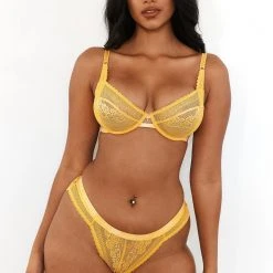 Lounge Underwear Liberty Balcony Bra (Set) - Mustard Bügel-BH Sets 15 Lounge Underwear Liberty Balcony Bra (Set) - Mustard Bügel-BH Sets