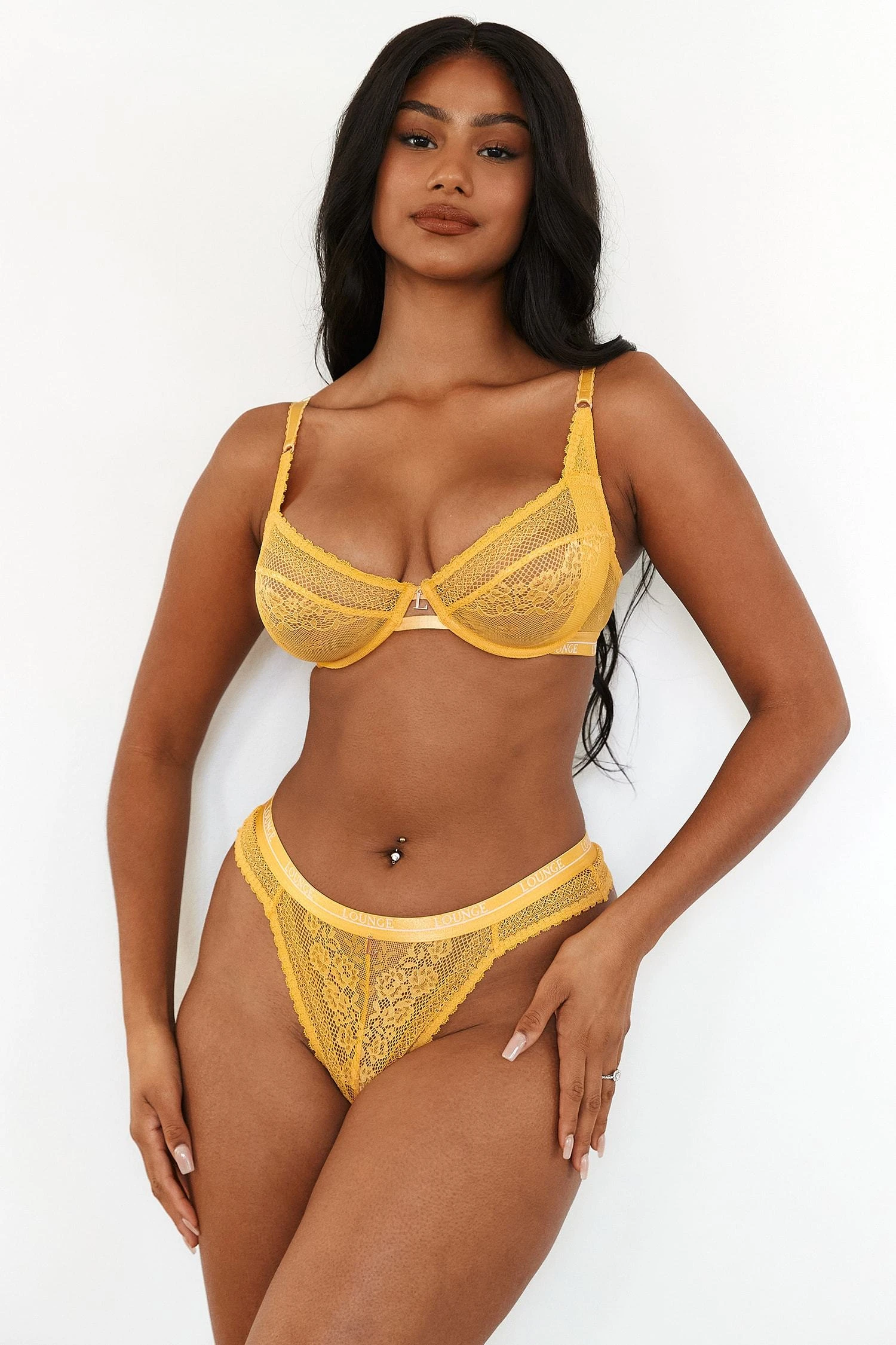 Lounge Underwear Liberty Balcony Bra (Set) - Mustard Bügel-BH Sets 3 Lounge Underwear Liberty Balcony Bra (Set) - Mustard Bügel-BH Sets