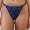 Lounge Underwear Blossom Balcony Thong - Navy 1 Lounge Underwear Blossom Balcony Thong - Navy