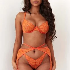 Lounge Underwear Paris Intimates Bra (Set) - Orange 17 Lounge Underwear Paris Intimates Bra (Set) - Orange