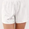 Lounge Underwear Striped Satin Pyjama Shorts - Pearl 1 Lounge Underwear Striped Satin Pyjama Shorts - Pearl