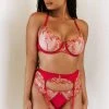 Lounge Underwear Lace Peyton Intimates Bra (Set) - Cherry