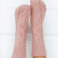 Lounge Underwear Outlet Cosy Knitted Socks - Pink Outlet