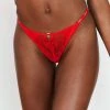 Lounge Underwear Bügel-BH Sets Sustainable Charmed Balcony Thong (Set) - Red 1 Lounge Underwear Bügel-BH Sets Sustainable Charmed Balcony Thong (Set) - Red