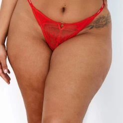 Lounge Underwear String Und Slip Sustainable Charmed Balcony Thong - Red 12 Lounge Underwear String Und Slip Sustainable Charmed Balcony Thong - Red