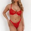 Lounge Underwear Grace Balcony Bra (Set) - Red Bügel-BH Sets 2 Lounge Underwear Grace Balcony Bra (Set) - Red Bügel-BH Sets