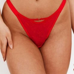 Lounge Underwear Bügel-BH Sets Grace Balcony Thong (Set) - Red