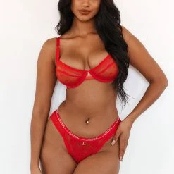 Lounge Underwear Liberty Balcony Bra (Set) - Red Bügel-BH Sets 15 Lounge Underwear Liberty Balcony Bra (Set) - Red Bügel-BH Sets