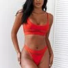 Lounge Underwear BH Ohne Bügel Sets Mesh Bra (Set) - Red 2 Lounge Underwear BH Ohne Bügel Sets Mesh Bra (Set) - Red
