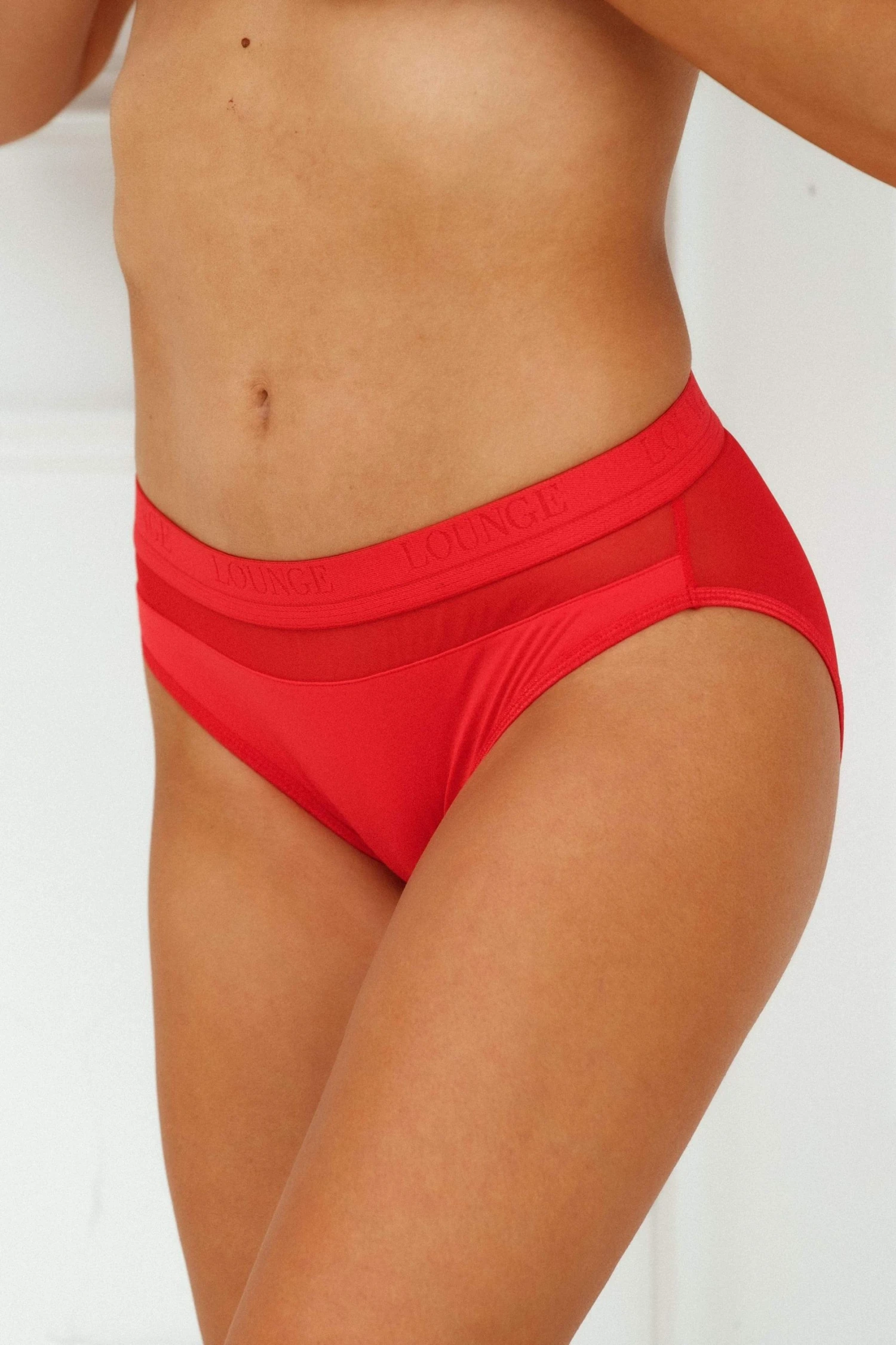 Lounge Underwear Mesh Briefs - Red String Und Slip 3 Lounge Underwear Mesh Briefs - Red String Und Slip
