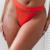Lounge Underwear String Und Slip Mesh Thong - Red 2 Lounge Underwear String Und Slip Mesh Thong - Red