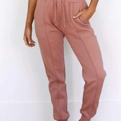 Lounge Underwear Outlet Rope Cord Joggers - Smoked Pink