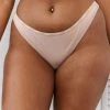 Lounge Underwear So Soft Ribbed Thong - Taupe String Und Slip 2 Lounge Underwear So Soft Ribbed Thong - Taupe String Und Slip