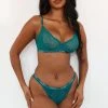 Lounge Underwear Sustainable Royal Balcony Bra (Set) - Turquoise 2 Lounge Underwear Sustainable Royal Balcony Bra (Set) - Turquoise