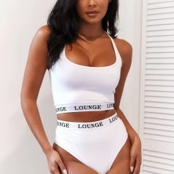 Lounge Underwear Bamboo Basic Bralette (Set) - White BH Ohne Bügel Sets