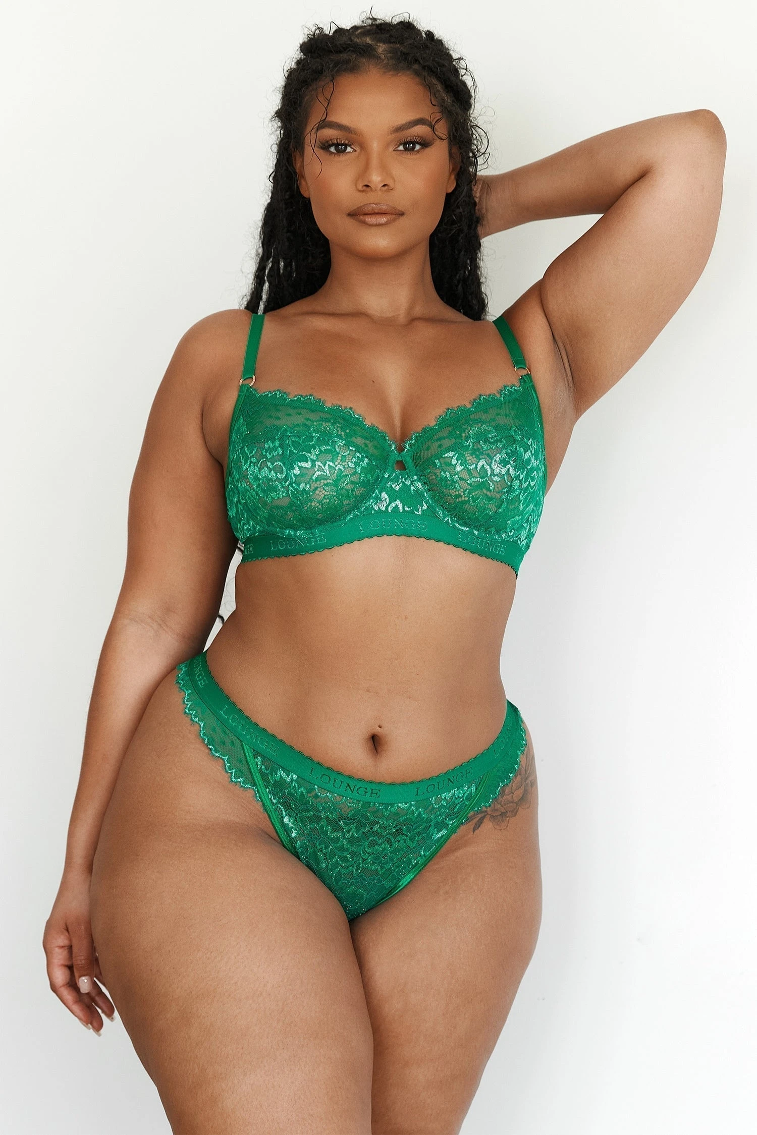 Lounge Underwear Desire Balcony Bra (Set) - Emerald 11 Lounge Underwear Desire Balcony Bra (Set) - Emerald