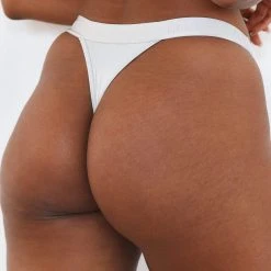 Lounge Underwear Sleek Mindful Thong - Frost String Und Slip