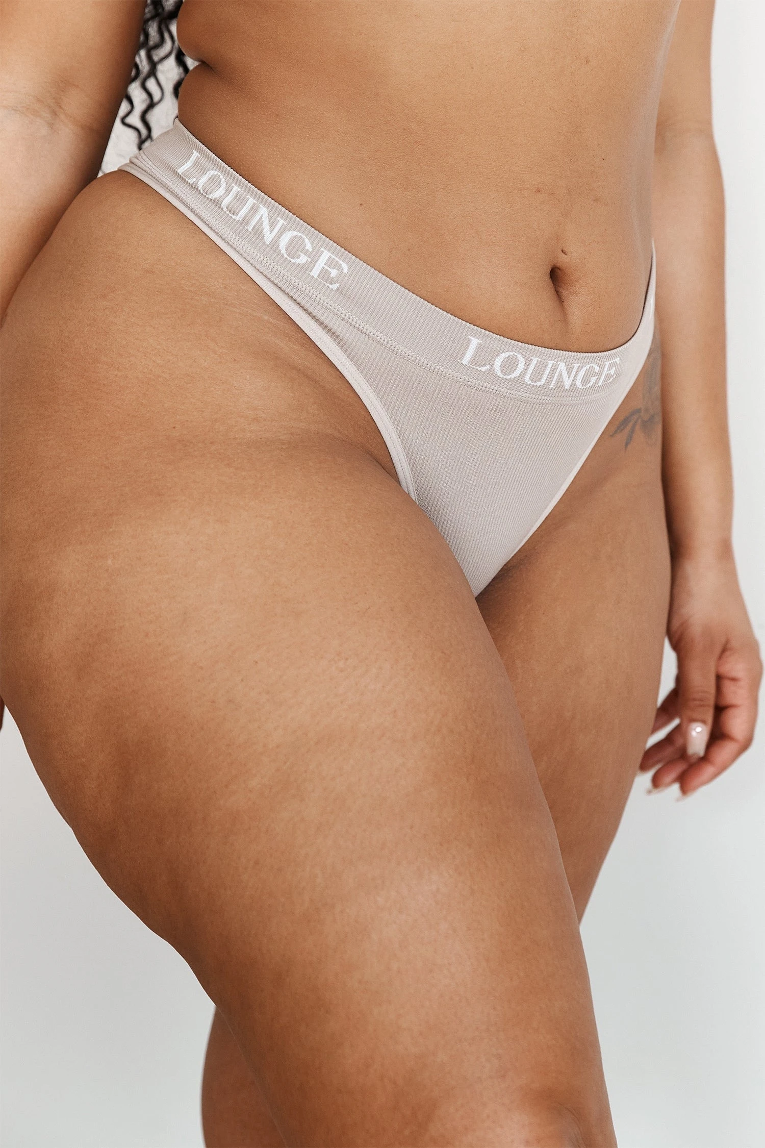 Lounge Underwear String Und Slip Seamless Thong - Mink 9 Lounge Underwear String Und Slip Seamless Thong - Mink