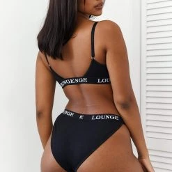 Lounge Underwear Bamboo Triangle Bra (Set) - All Black BH Ohne Bügel Sets 27 Lounge Underwear Bamboo Triangle Bra (Set) - All Black BH Ohne Bügel Sets