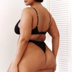 Lounge Underwear Bamboo Minimal Triangle Bra (Set) - Black BH Ohne Bügel Sets 24 Lounge Underwear Bamboo Minimal Triangle Bra (Set) - Black BH Ohne Bügel Sets