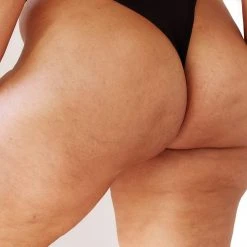 Lounge Underwear String Und Slip Bamboo Minimal Triangle Thong - Black