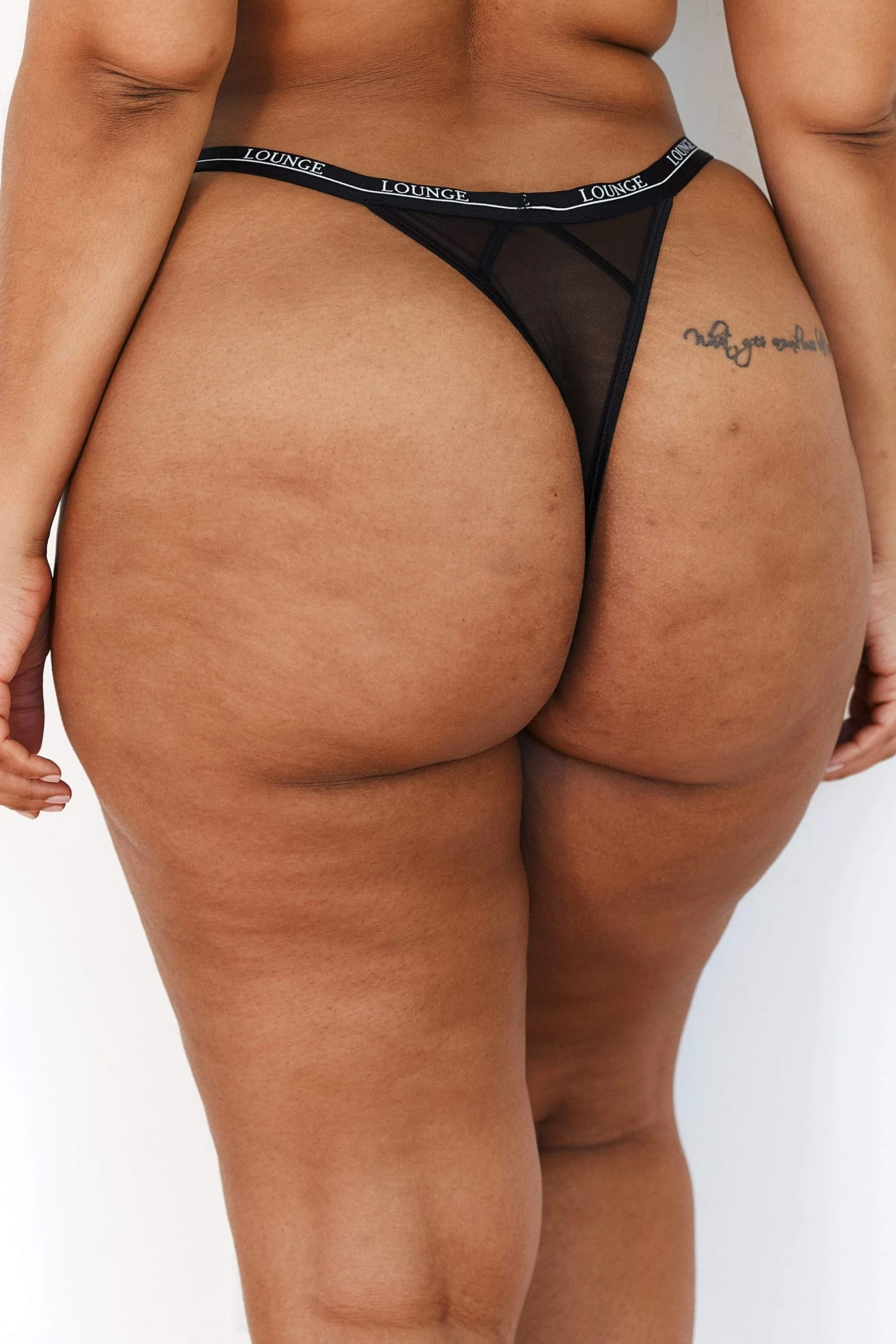 Lounge Underwear Blossom Balcony Thong - Black 7 Lounge Underwear Blossom Balcony Thong - Black