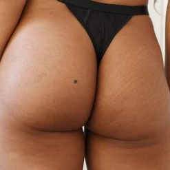 Lounge Underwear Chic Balcony Thong - Black 10 Lounge Underwear Chic Balcony Thong - Black