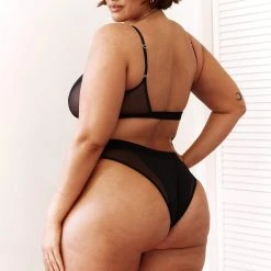 Lounge Underwear Contour Mesh Bra (Set) - Black BH Ohne Bügel Sets 40 Lounge Underwear Contour Mesh Bra (Set) - Black BH Ohne Bügel Sets