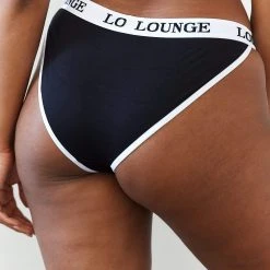 Lounge Underwear Bamboo Triangle Briefs - Black