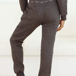 Lounge Underwear Outlet Outlet High Waisted Scrunchie Joggers - Charcoal 10 Lounge Underwear Outlet Outlet High Waisted Scrunchie Joggers - Charcoal