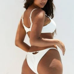 Lounge Underwear Bikinis New York Textured Bikini Top (Set) - Cream