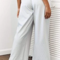 Lounge Underwear Frill Pyjama Trousers - Frost