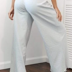 Lounge Underwear Schlaf Ruffle Pyjama Trousers - Frost 16 Lounge Underwear Schlaf Ruffle Pyjama Trousers - Frost