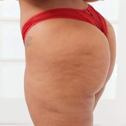 Lounge Underwear Outlet Icon Balcony Thong - Maroon Outlet