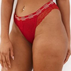 Lounge Underwear Vogue Balcony Briefs - Maroon
