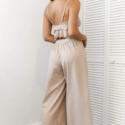 Lounge Underwear Frill Pyjama Trousers - Mink 14 Lounge Underwear Frill Pyjama Trousers - Mink