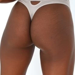 Lounge Underwear String Und Slip Seamless Thong - Mink 10 Lounge Underwear String Und Slip Seamless Thong - Mink